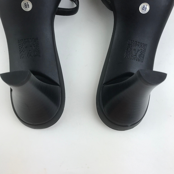 Anne Klein Slide Sandals Size 8.5 Women Kiten Heel - Picture 7 of 8